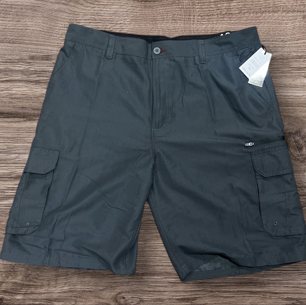 Burnside Men's Microfiber Cargo Shorts